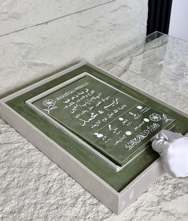 بوكس دعوة فاخر شامل التنسيق تفصيل حسب الطلب