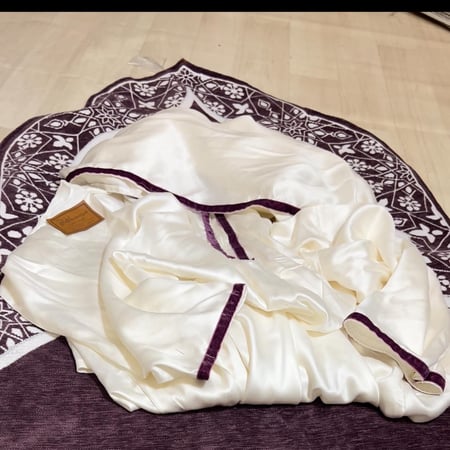 طقم سجاده سفن طبي +شرشف جلال صلاه قماش قطن الكويتي تفصيل حسب طلبكم