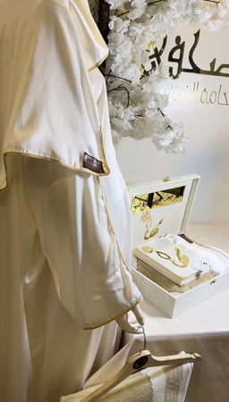 مجموعه فاخره سجاده تركي +مصحف حجم المعتاد +شرشف صلاه قطن درجه اولى+بوكس مخملي شامل التنسيق