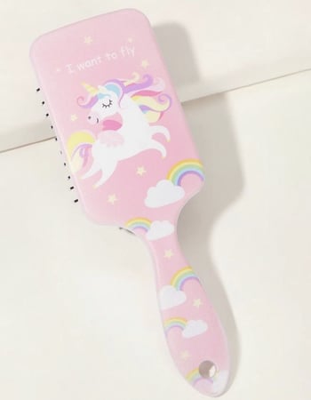 مشط شعر وردي