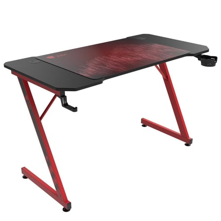 طاولة قيمنق مع ماوس باد موديل Z من ASA - احمر