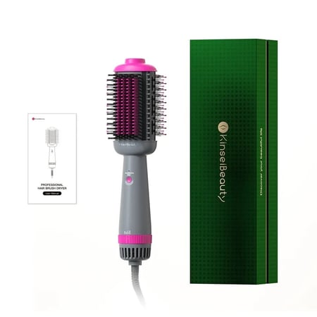 فرشاة الشعر  5 في 1 بتقنية الاشعاع المنخفض والأيونات السالبة من Kinseibeauty