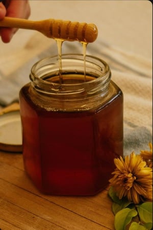 عسل سدر طبيعي 100% - 500 جرام ( 1 لتر زيت زيتون + نصف كيلو زعتر بري فاخر+صابون زيت زيتون )