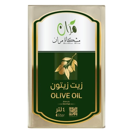 8 لتر مقسمة إلى عبوتين زيت زيتون طبيعي 100% كل عبوة 4 لتر