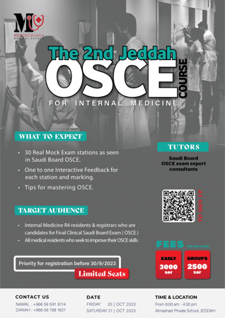 2nd JEDDAH OSCE COURSE For Internal Medicine