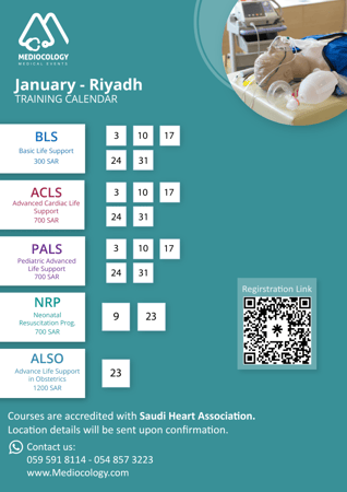 Riyadh Life Support Courses - January
