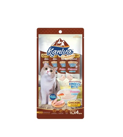 كانيفا كريمي مكافاه للقطط دجاج 60جرام
