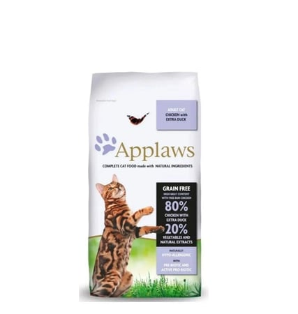 أبلاوز طعام جاف للقطط بالدجاج والبط 7.5 كيلو