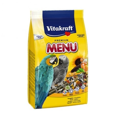 طعام متوازن للببغاوات