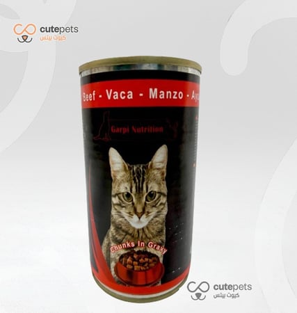 غاربي نترشن طعام  قطط   415 جرام باللحم في المرق