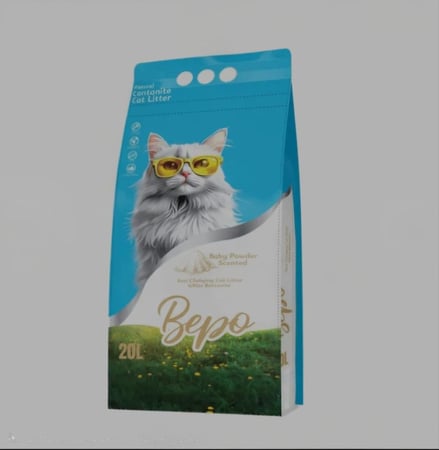 بيبو كيس تراب قطط بيبي بودر 20 لتر