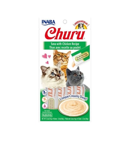 إينابا تشورو تونا ودجاج للقطط