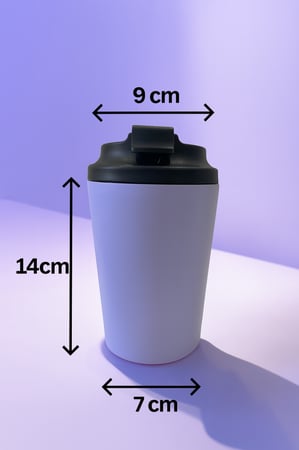 MUG مع امكانية اضافة أسم / جملة - اللون الخزامي(كوب حراري).(CUP126)