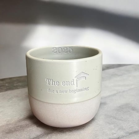 كوب التخرج the end (cup249)