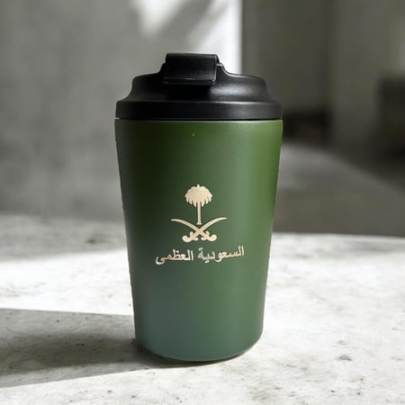 MUG السعودية العظمى - اللون أخضر (كوب حراري).(cup153)