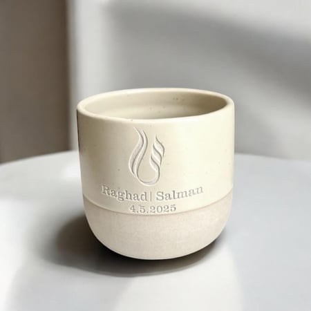 كوبين ليلة العمر ( حرفين / أسمين / تاريخ ) (cup246)