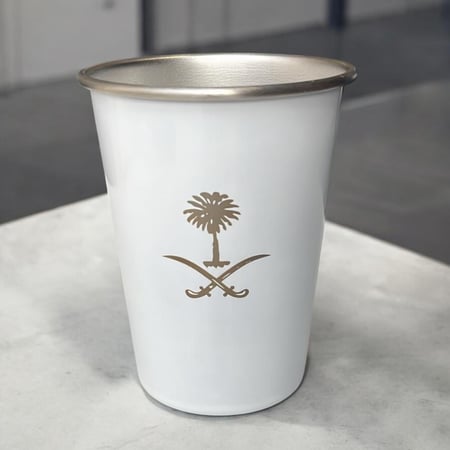 كوب MUG  سيفين ونخلة / لون بني .(Cup80)