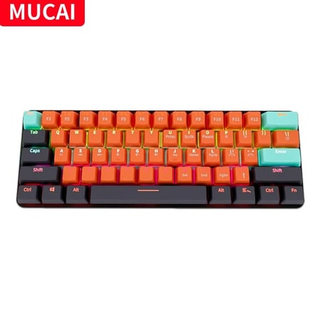 MUCAI MKA610 كيبورد ميكانيكي مفتاح احمر
