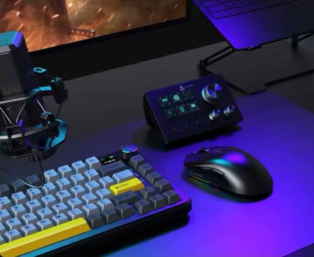 AJAZZ AKP03 ستريم دك + مكسر صوت