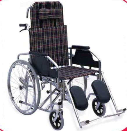 كرسي متحرك مع ساند ظهر ورافع رجل موديل GC-903