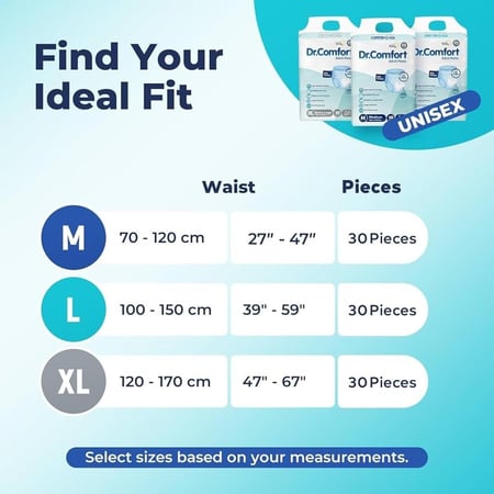 حفاضات الدكتور كومفورت للكبار كلوت Dr.Comfort