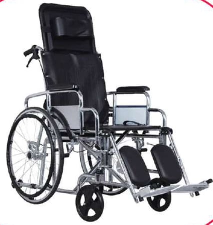 كرسي متحرك مع ساند ظهر ورافع رجل موديل GC-903