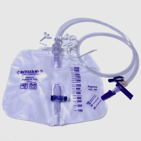 كيس جمع البول Breathwell  2000 ml