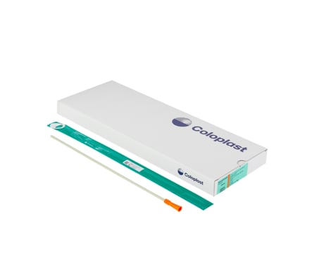 مقاس 16 / 28416 قسطرة مغطاة بمادة مزلقة جاهزة مع المحلول المزلق جمع البول رجالي Coloplast Speedicath compact