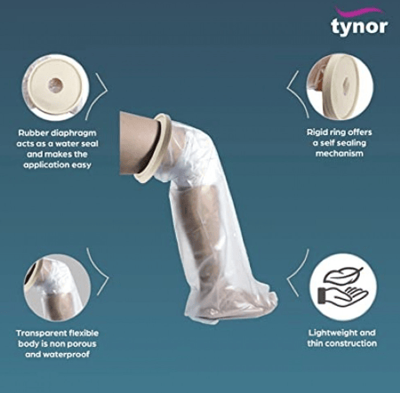 تينور حامي جبيرة للقدم مقاس مفتوح TYNOR C 16 CAST COVER LEG