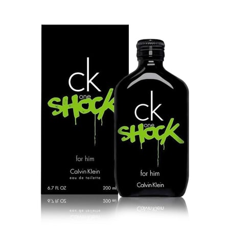 عطر كالفن كلاين سي كي ون شوك الاسود الرجالي تواليت 100ملCalvin Klein CK One Shock Black perfume for men, Eau de Toilette, 100ml