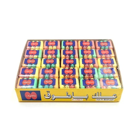 علك باطوق ملون 4+50