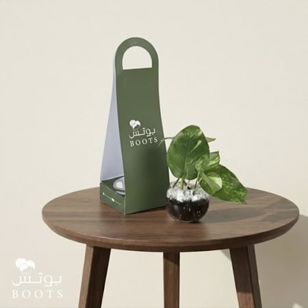 هدية نبتة البوتس فازة زجاجية