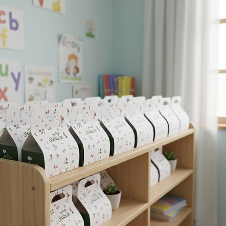 صندوق تعليم الأطفال زراعة البذور