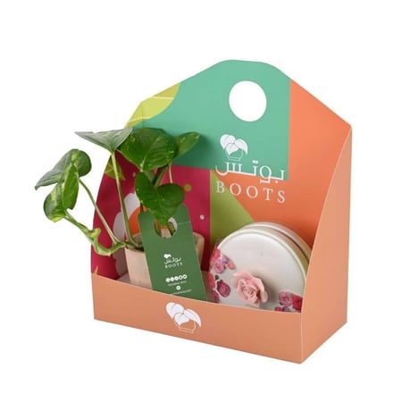 بوكس بوتس مع شوكولاتة بستاني الوردة هدية أنيقة