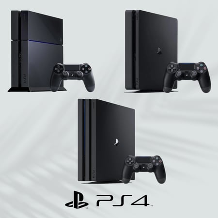 بلايستيشن 4 مهكر + يدعم تشغيل ( CD )