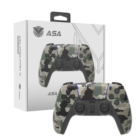 كنترول تحكم  بلايستيشن 4 ASA PRO PAD X –اخضر مموه - asa pro pad x