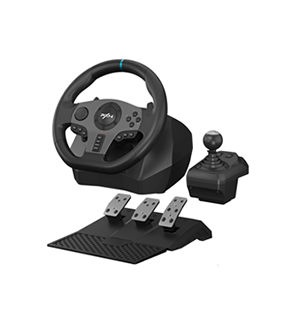 عجلة السباق PXN V9 تجربة قيادة غامرة مع دواسات وناقل حركة لجميع منصات الألعاب