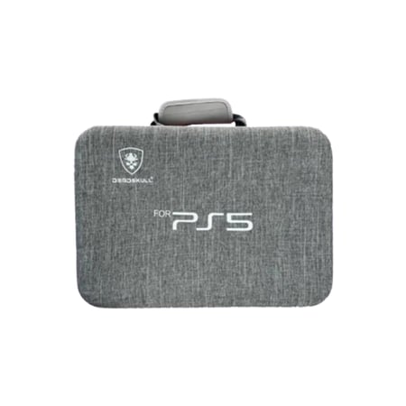 شنطة بلايستيشن 5 سليم -رمادي