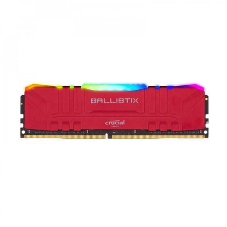 Crucial Ballistix RGB 16GB Kit (2 x 8GB) DDR4-3200 Desktop Gaming Memory (Red)