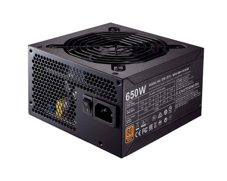 باور سبلاى Cooler Master MWE 650 W 80 plus Bronze ACAAB Power Supply