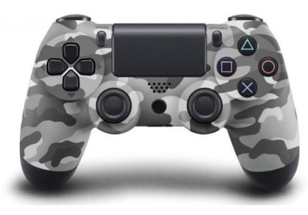 كنترول تحكم للبلايستيشن 4 رمادي مموة LOG PS4 GREY CAMO