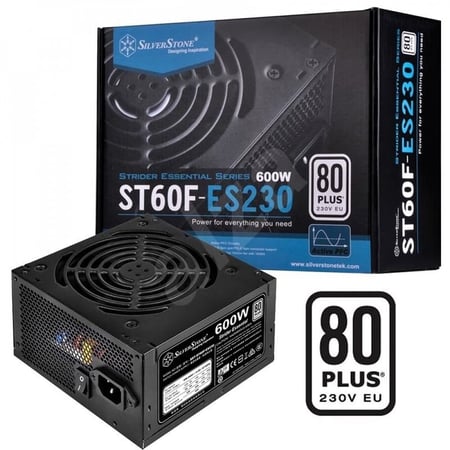 باور سبلاي SilverStone 600W – أداء موثوق وكفاءة عالية