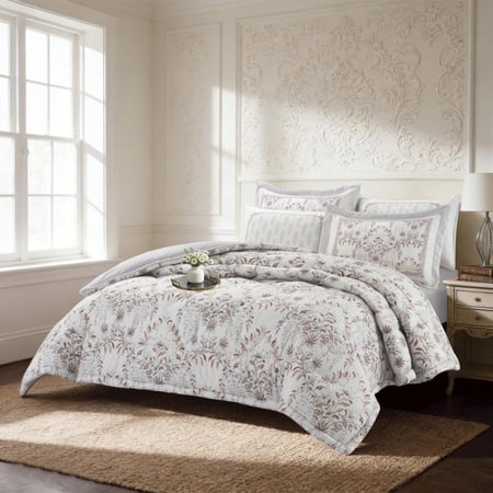 طقم مفرش صيفي مزدوج 6 قطع