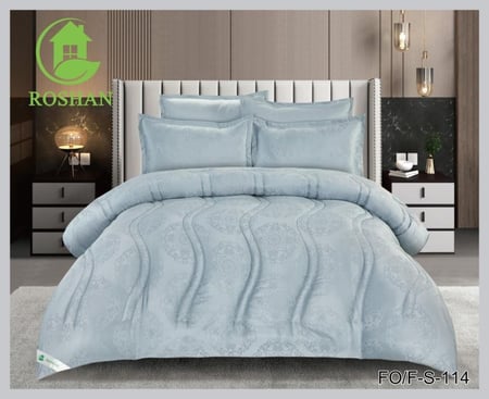 طقم مفرش اوتليت مزدوج 6 قطع وجهين