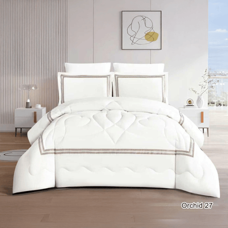 طقم مفرش صيفي مفرد ونصف 4 قطع