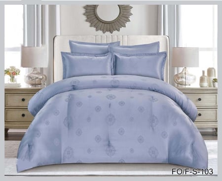 طقم مفرش اوتليت مزدوج 6 قطع وجهين