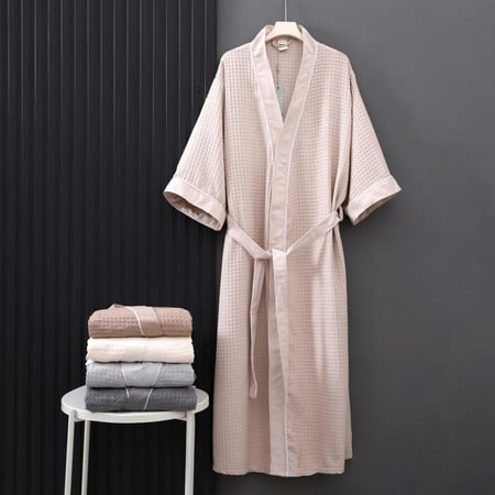 روب استحمام كورال فليس شكل وافل