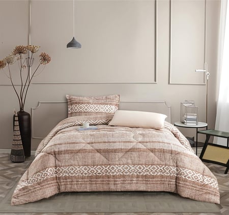 طقم مفرش صيفي مفرد ونصف 4 قطع