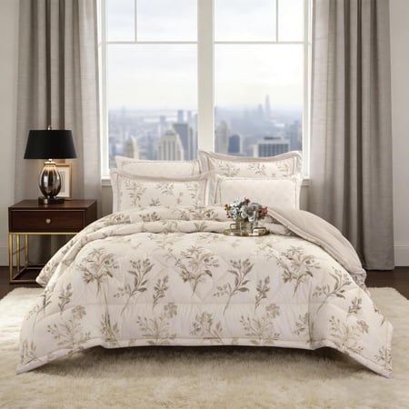 طقم مفرش صيفي مزدوج 6 قطع