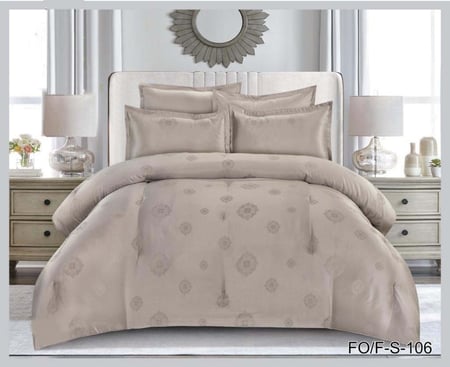 طقم مفرش اوتليت مزدوج 6 قطع وجهين